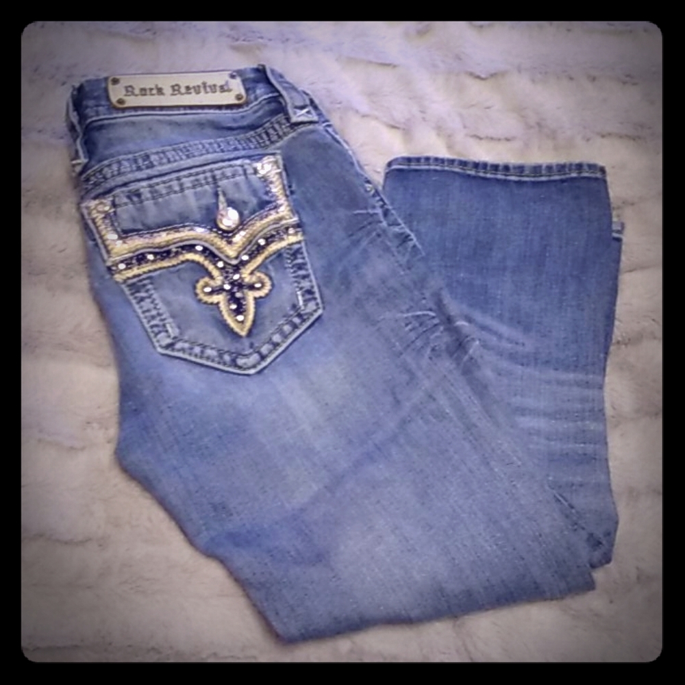 Rock Revival Crop jeans